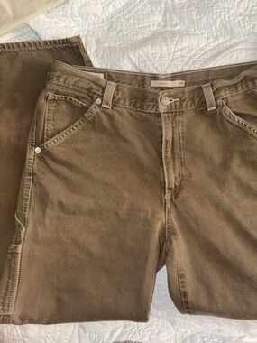 Levi's Dad’s Utility Jeans in Brown